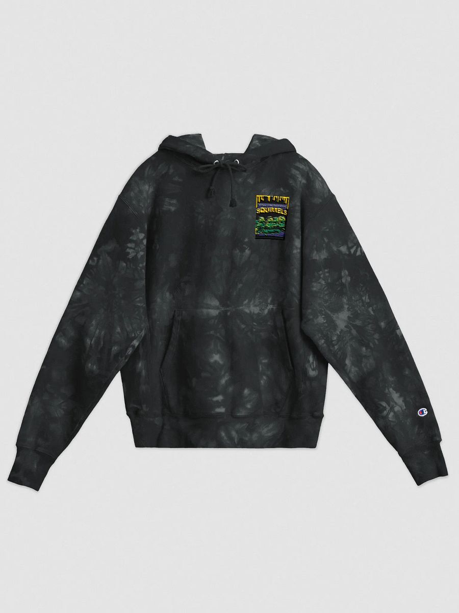 Ninja Squirrel Madness Tie-Dye Hoodie ULTRA PREMIUM AND EMBROIDERED product image (1)