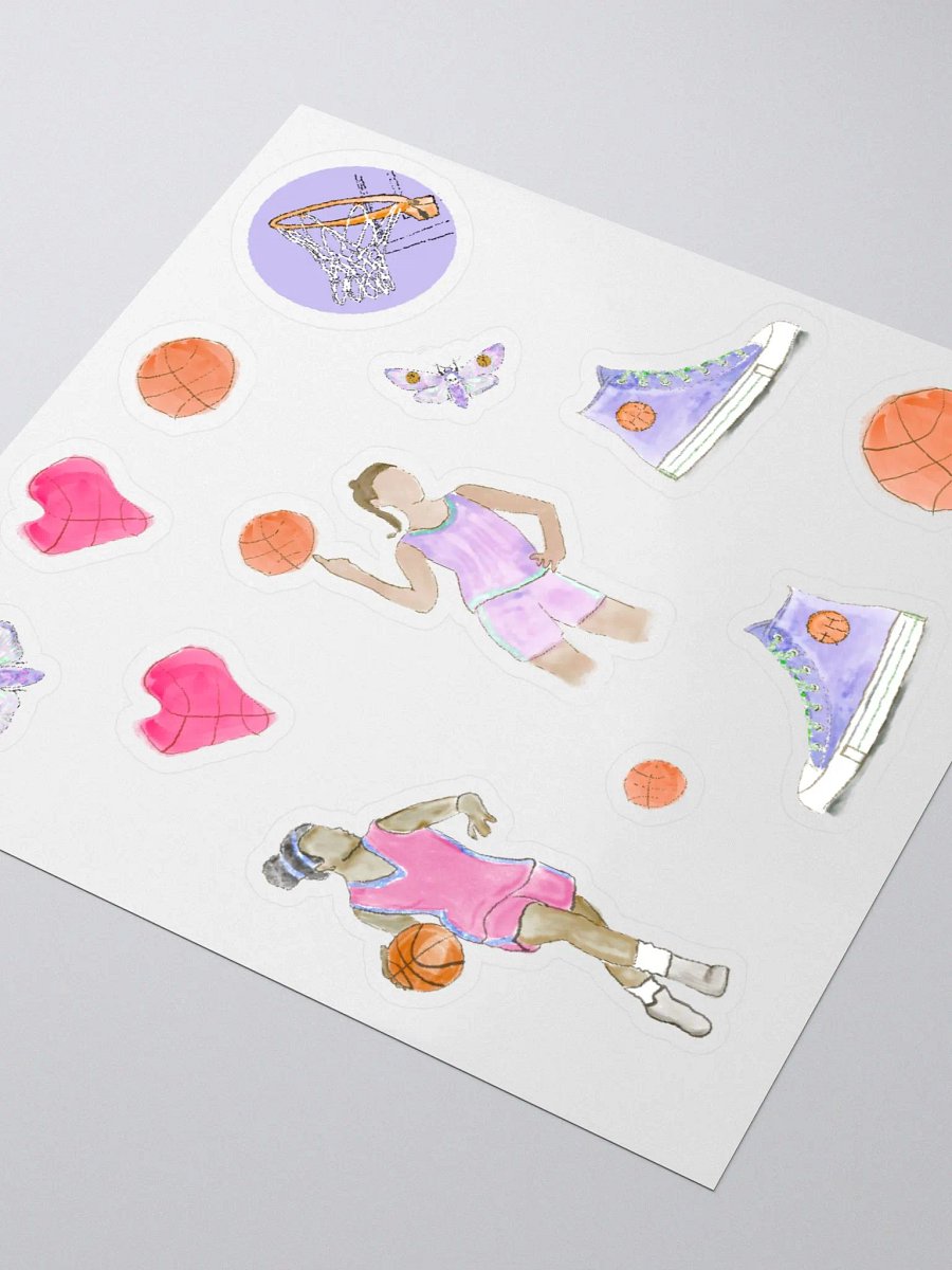 Women's Basketball Fan Stickers product image (7)