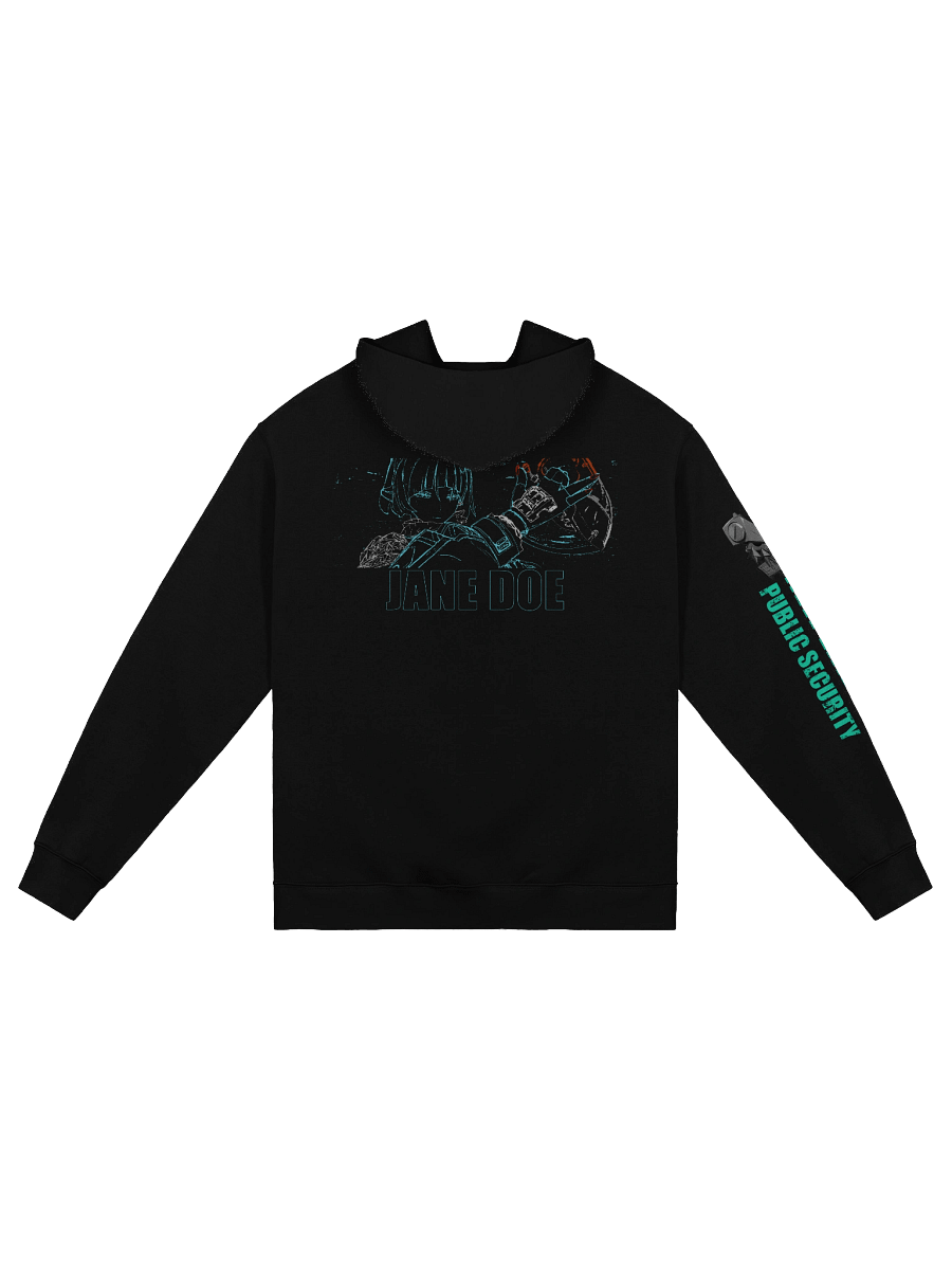 3 PRINT Premium Oversized Heavyweight Hoodie Jane Doe STAB! Zenless Zone Zero Design product image (2)