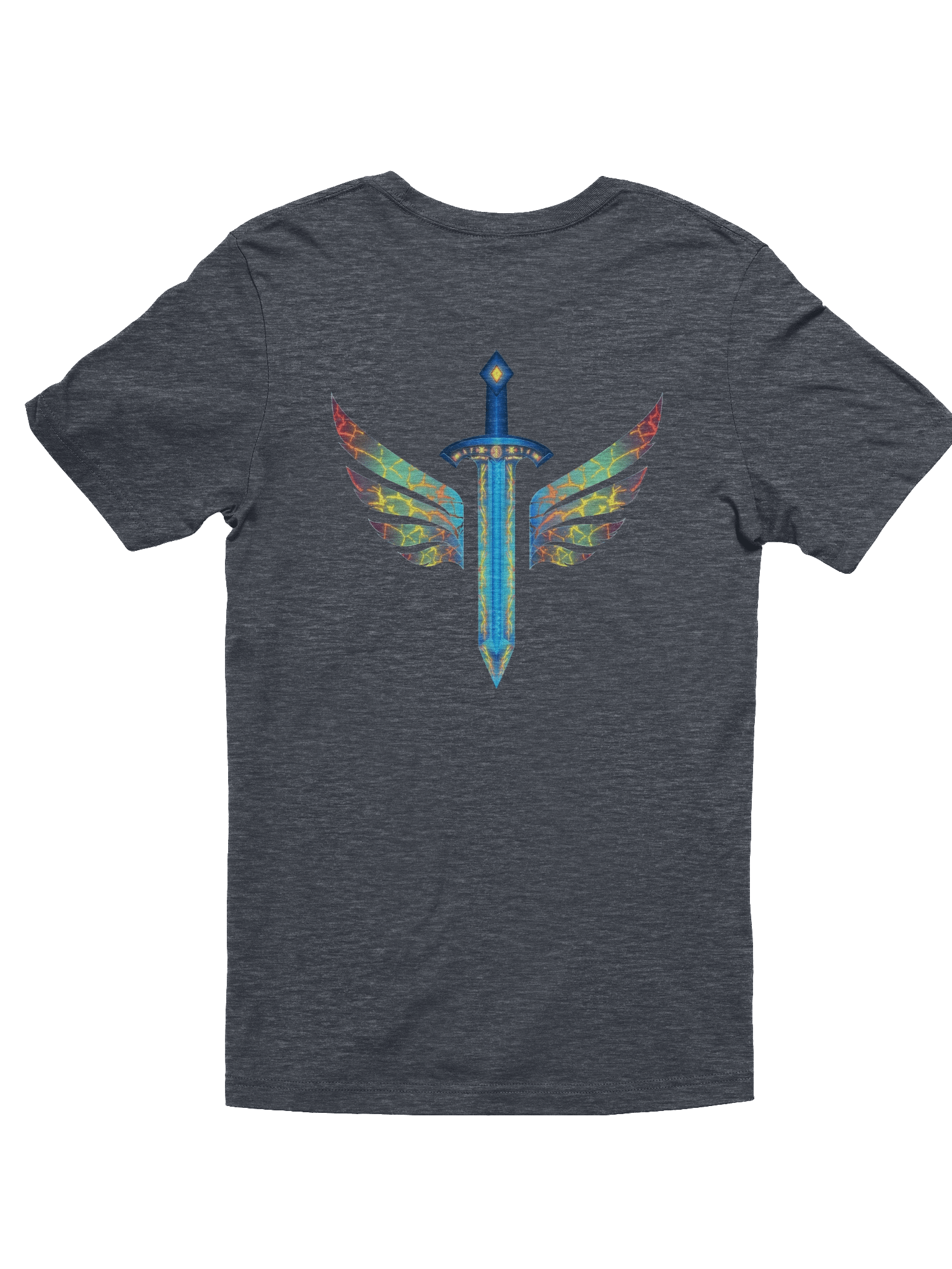 Winged Sword Monochrome T-Shirt product image (11)