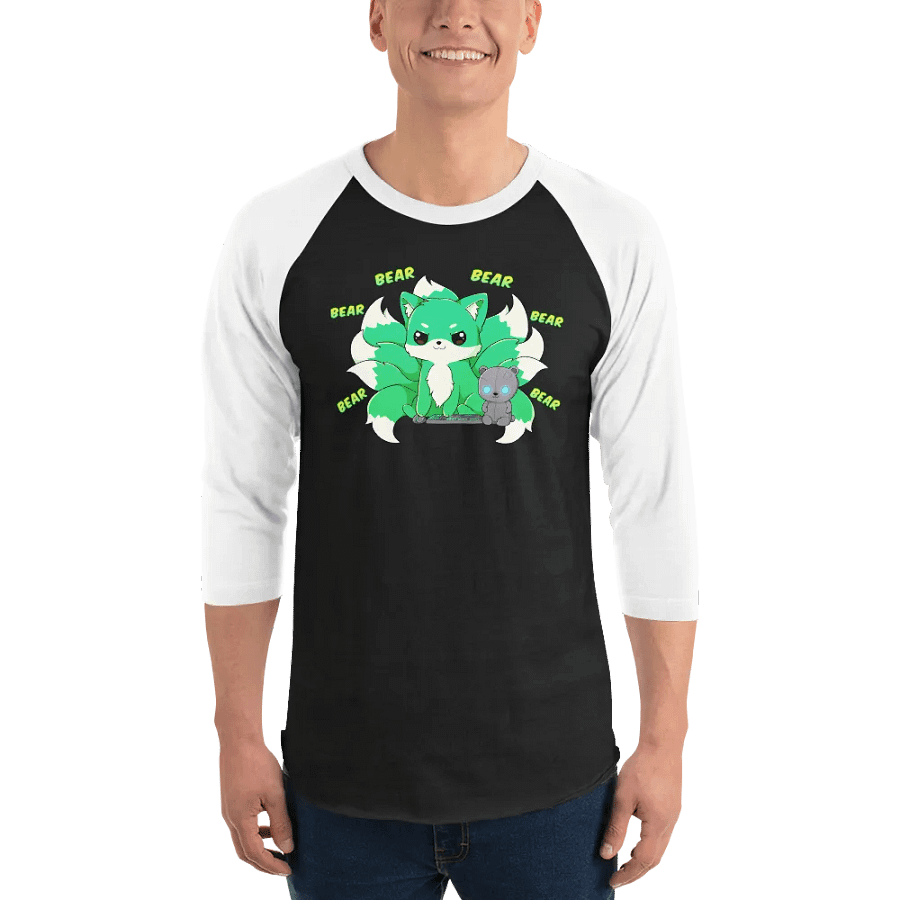 Warden Fox 3/4 Sleeve Raglan Shirt product image (1)