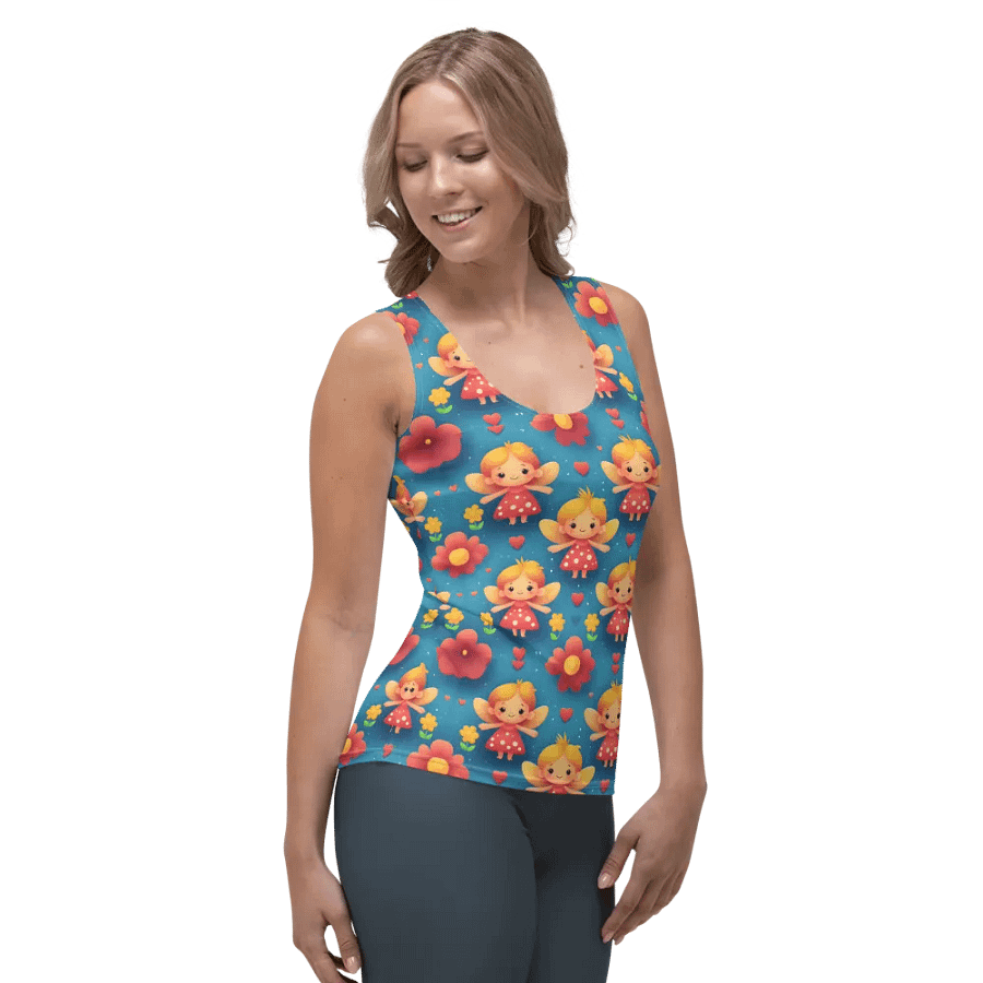 Fairy Garden All-Over Print Tank Top product image (4)