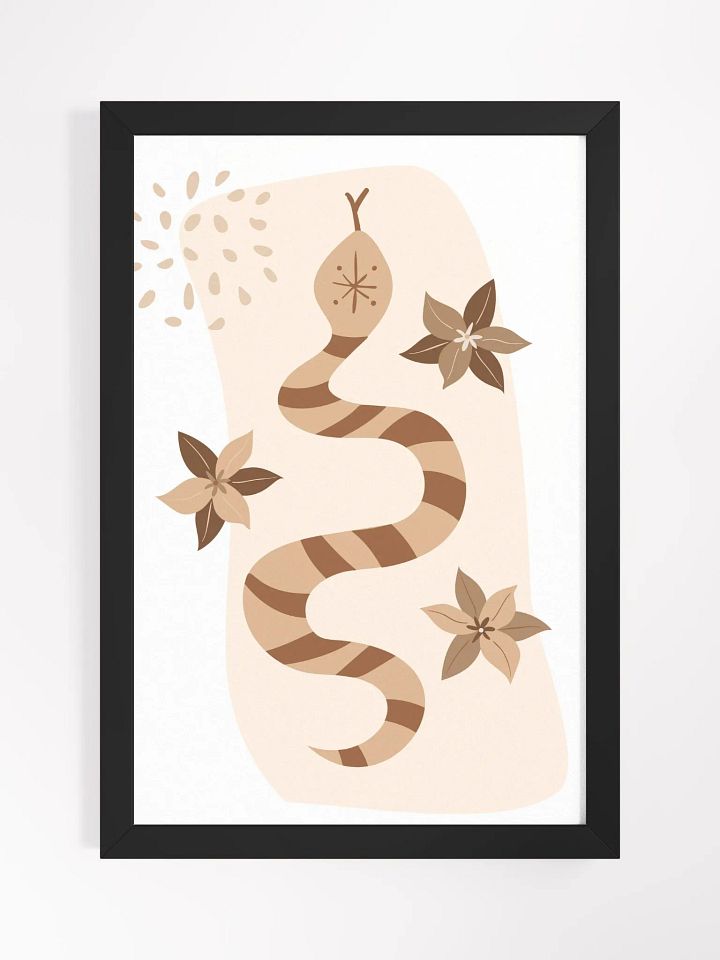 Earthly Serpent Framed Poster product image (6)