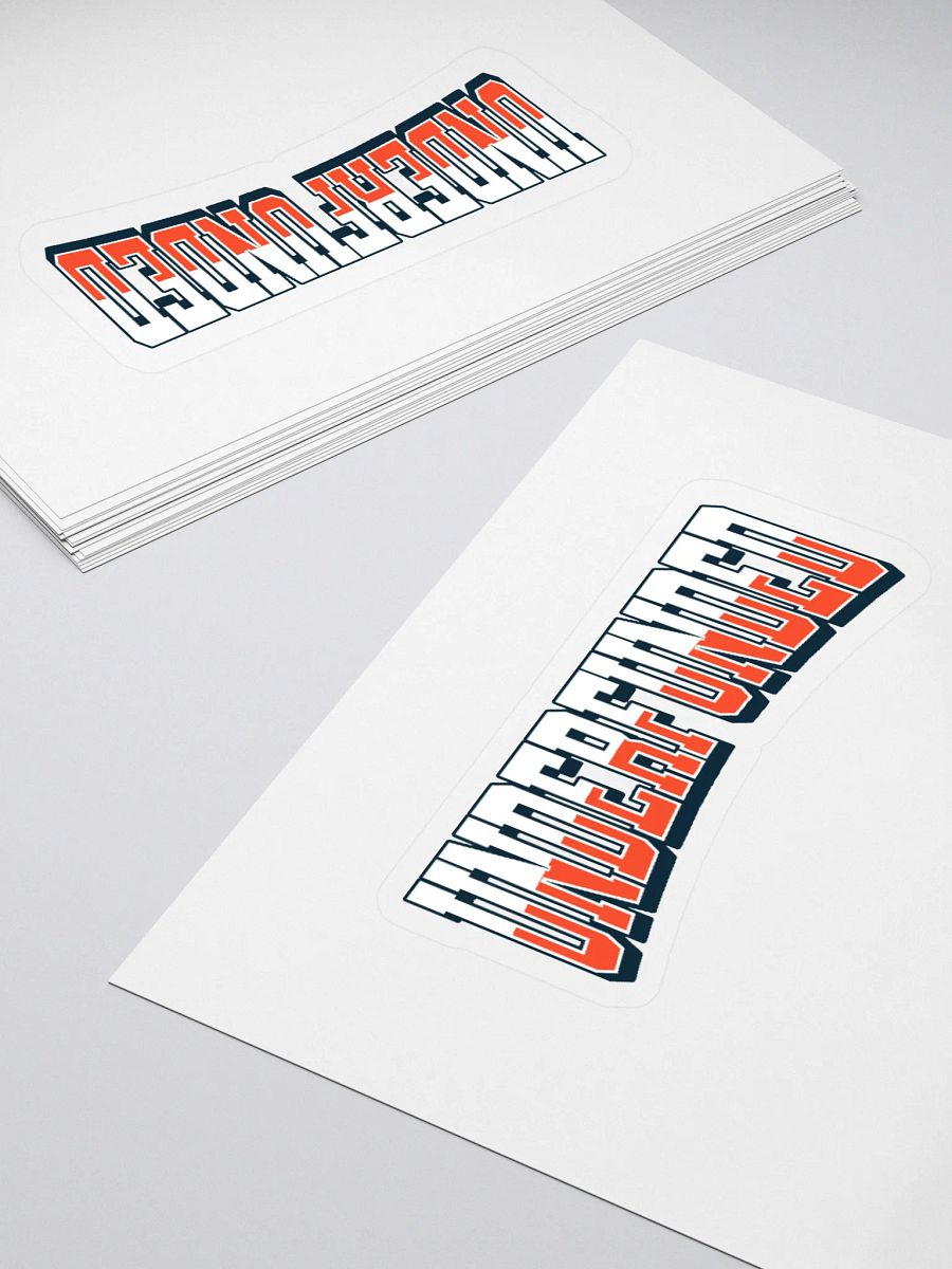 Underfunded - Funny Lifestyle Gift Sticker product image (4)
