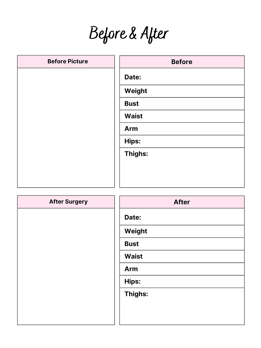 Becoming My Best Self: Bariatric Journal Before and After Surgery product image (3)