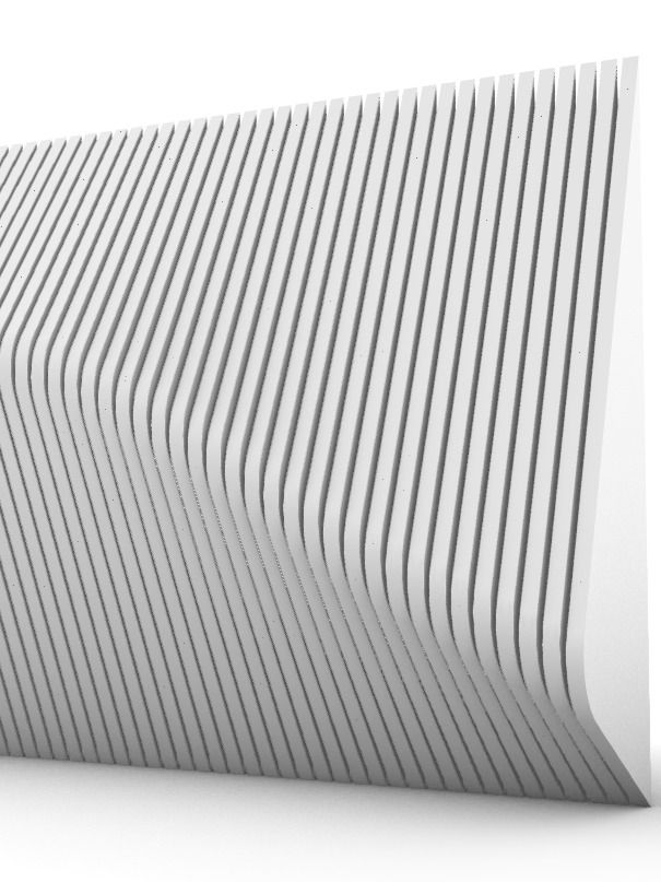 Parametric Paneled Wall Facade Design Grasshopper Rhino Files Download product image (3)