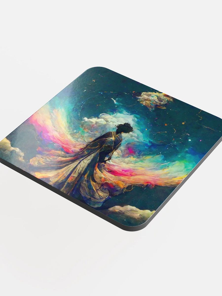 Cosmic Dreams Glossed Cork Coaster product image (4)