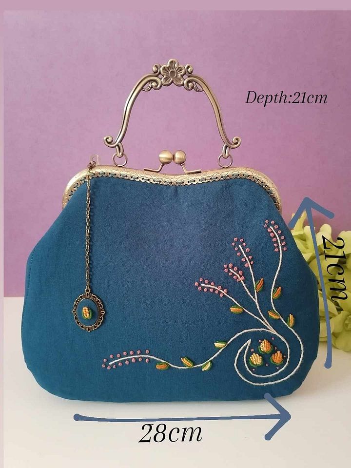 Dark Teal Handbag product image (1)