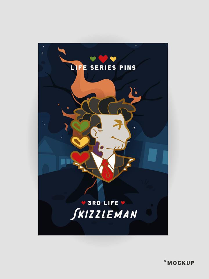 *PREORDER* Skizzleman - Hard Enamel Pin product image (1)