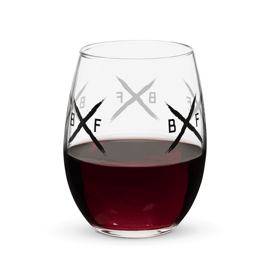 Black Flag Dodgeball Club Wine Glass product image (7)