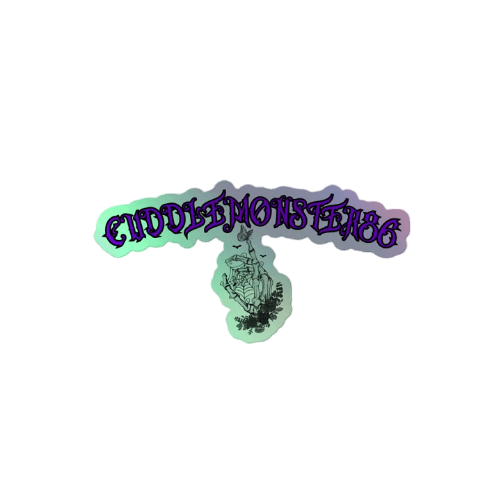 Gothic Holographic Sticker Sheet: CuddleMonster86 product image (2)