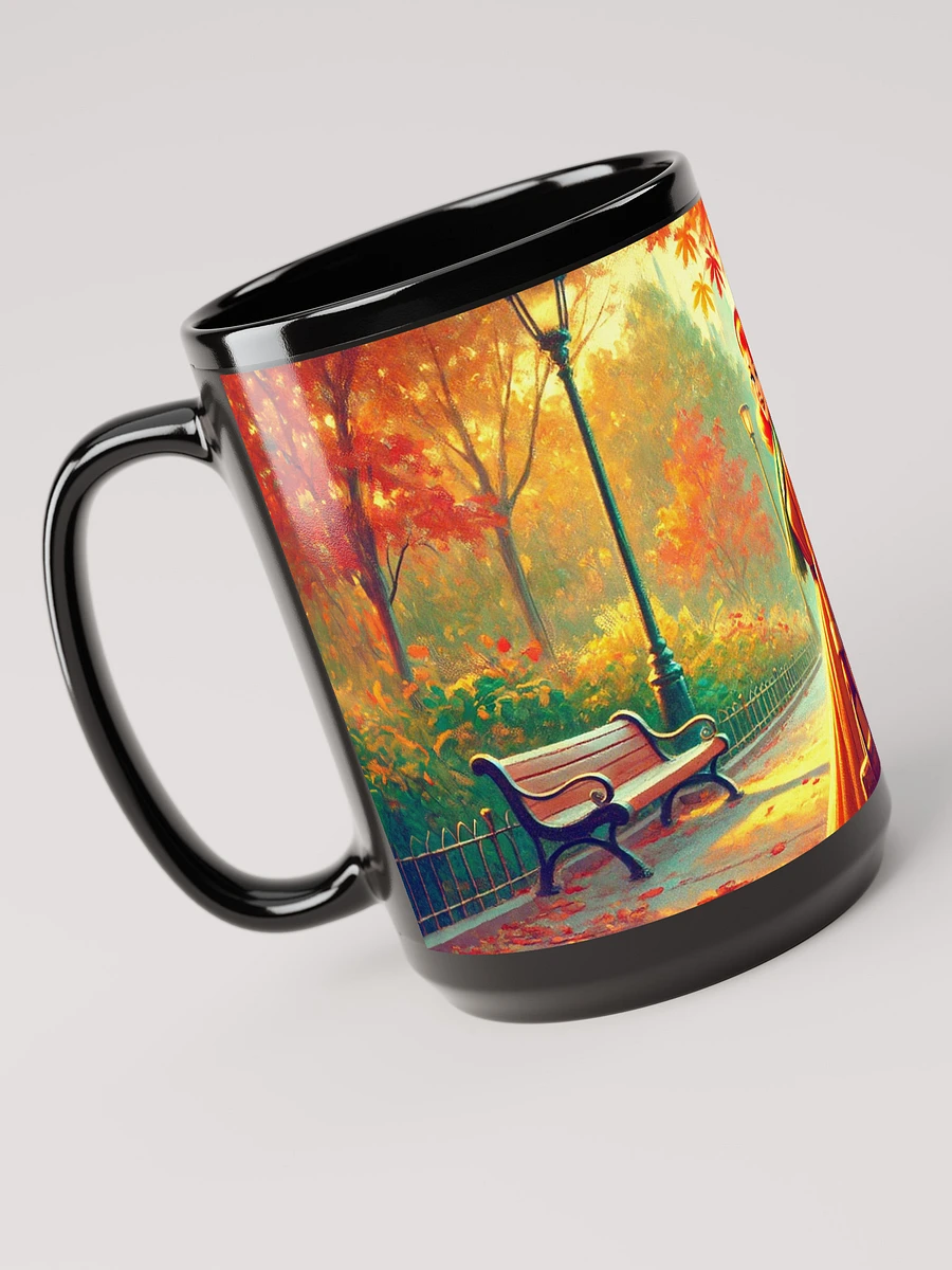 Autumn Walk - Black Mug 15 oz product image (4)