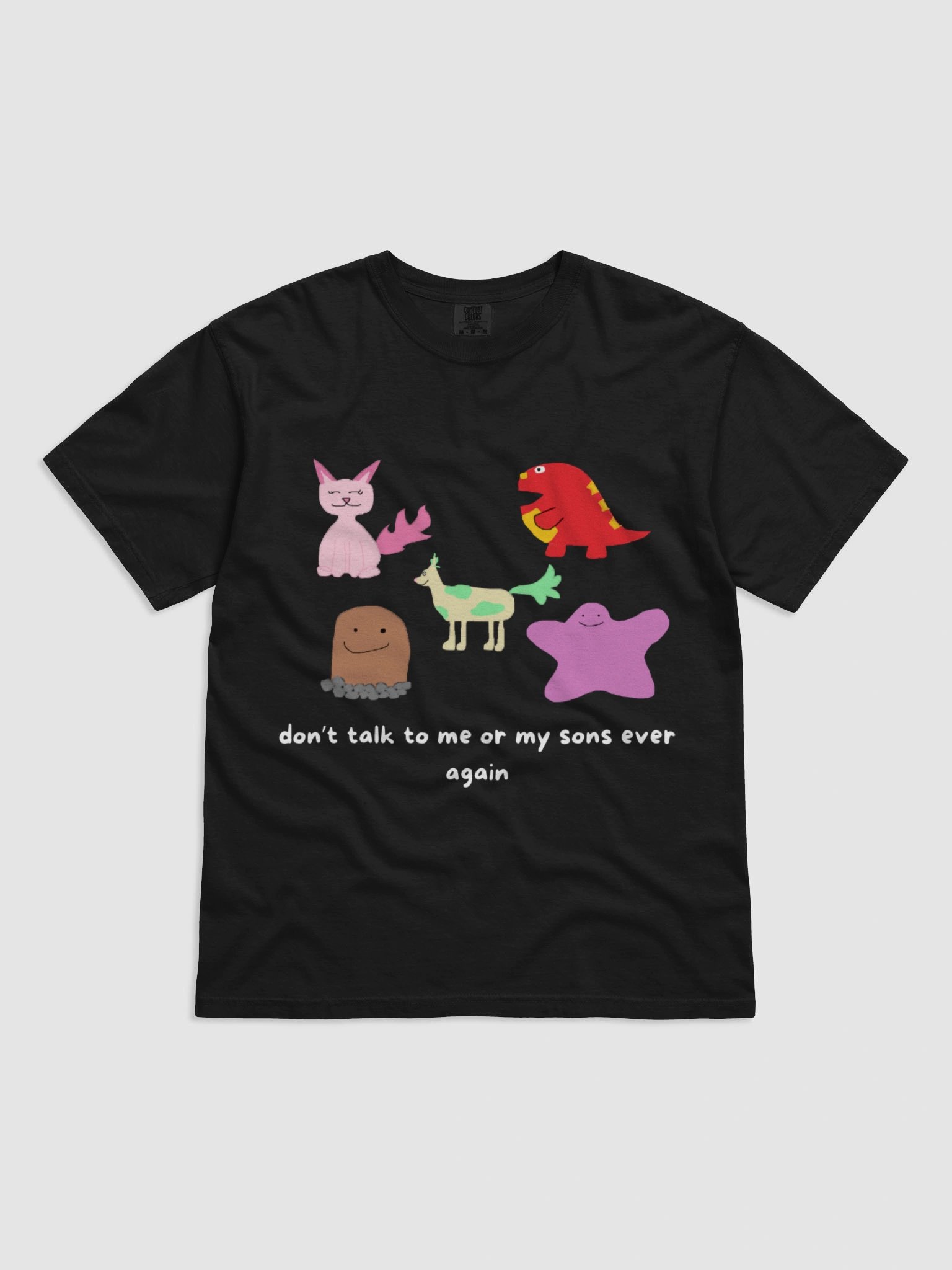 me or my sons T-shirt (white font) product image (4)