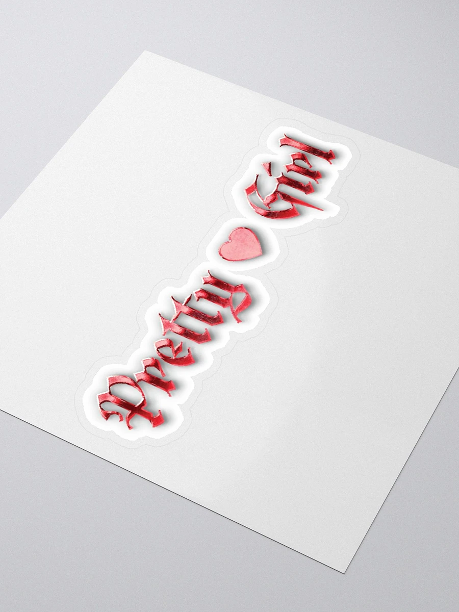 Pretty Girl Heart Sticker product image (3)