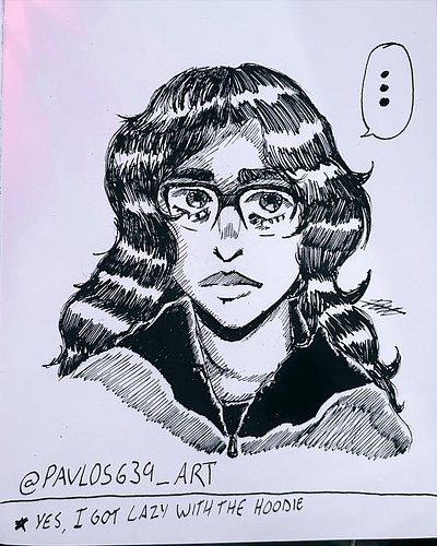 It feels so off but I think it’s okay, testing out a new pen :3 

#art #artist #artwork #drawing #love #photography #digitala...