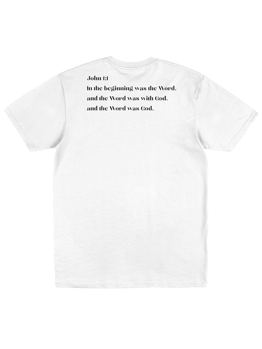 John 1:1 Verse Heavyweight Shirt (White) - John 1:1 Co. product image (2)