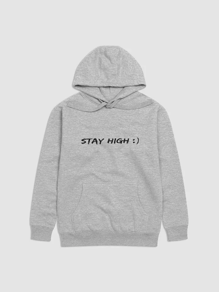Stay High x John Xina Cotton Heritage Unisex Premium Hoodie (Black Text) product image (7)