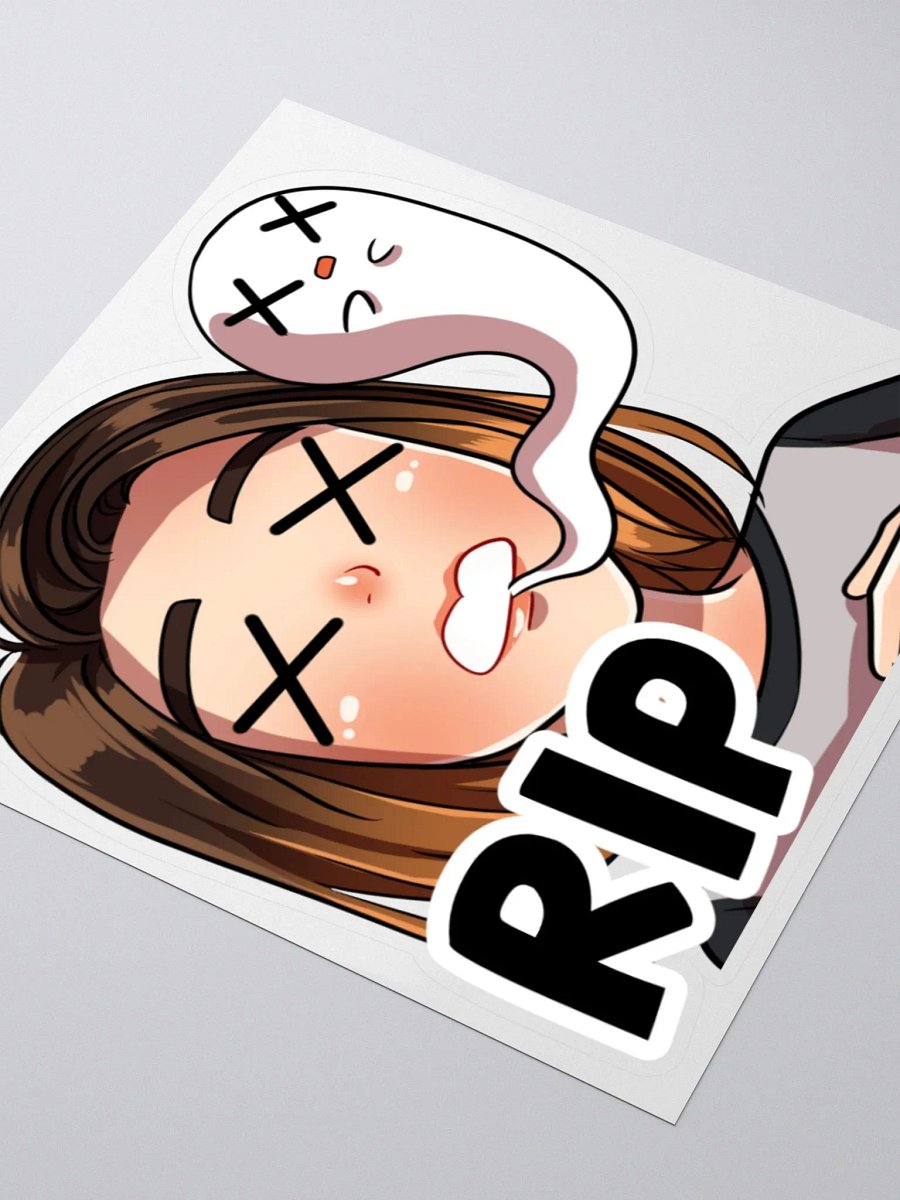 R.I.P. Sticker product image (3)