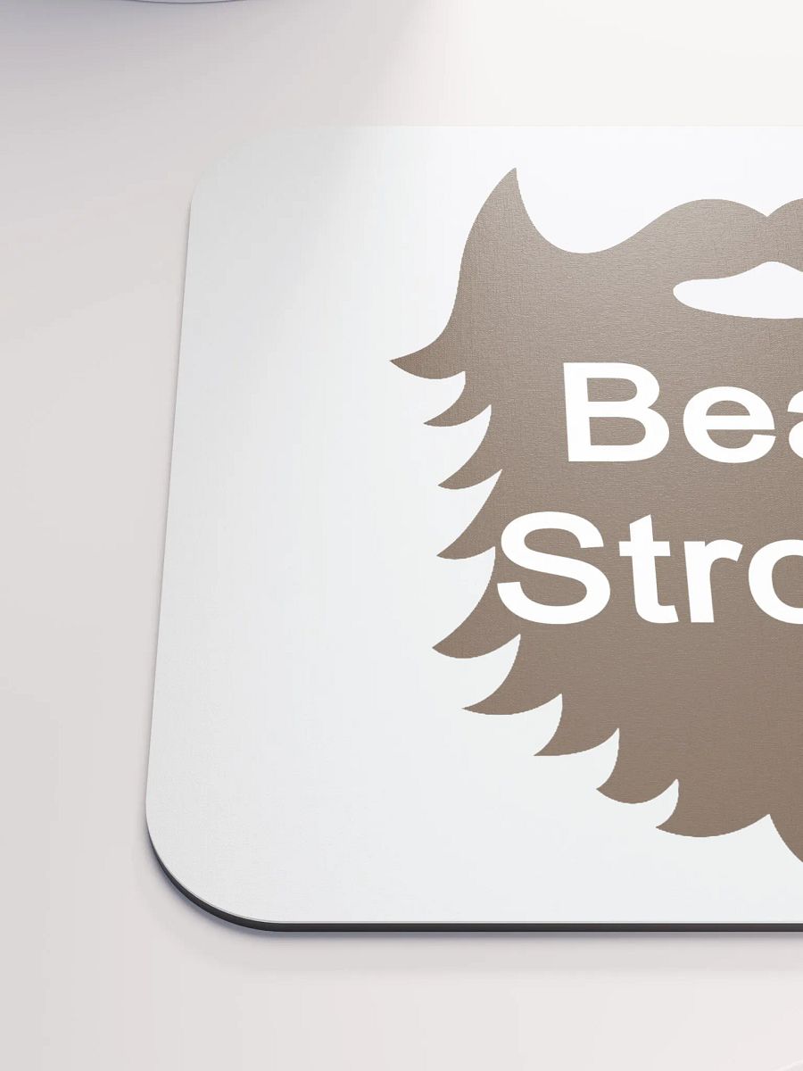 Brown Beard Strokes Classic Mouse Pad (White) product image (6)