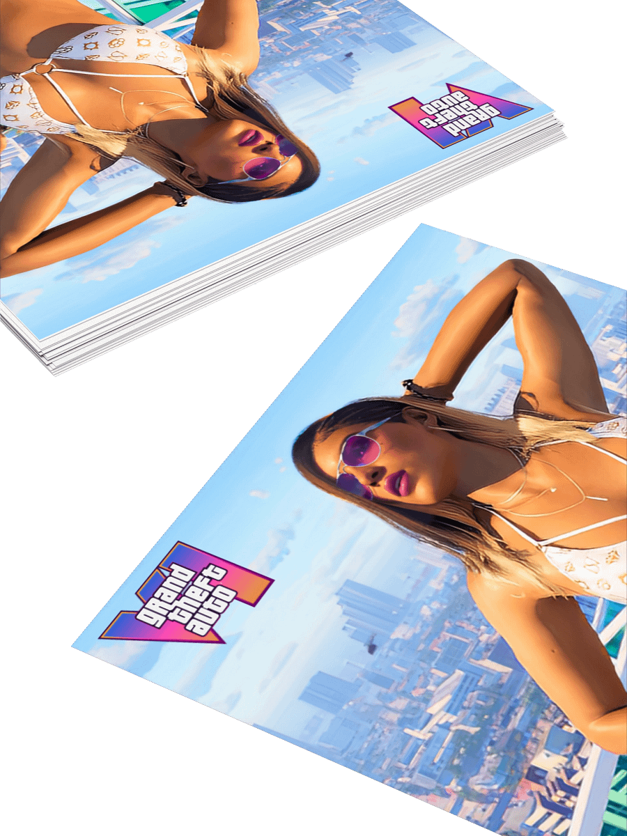 GTA VI Lucia Rooftop Sticker Set product image (10)