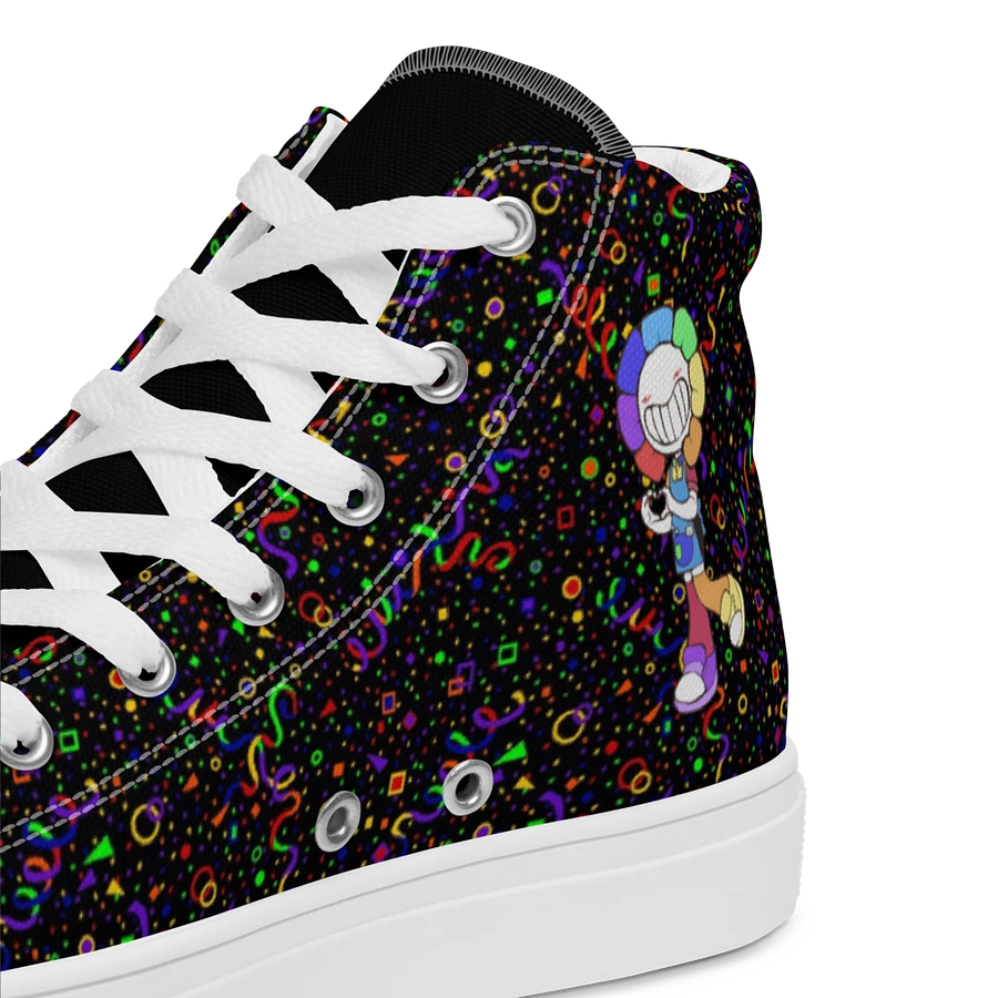 Black Arcade and White Chibi Flower Sneakers product image (10)