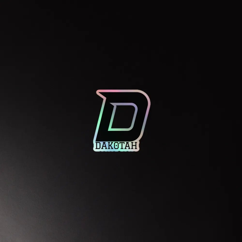 Black D Logo Holo Sticker product image (2)