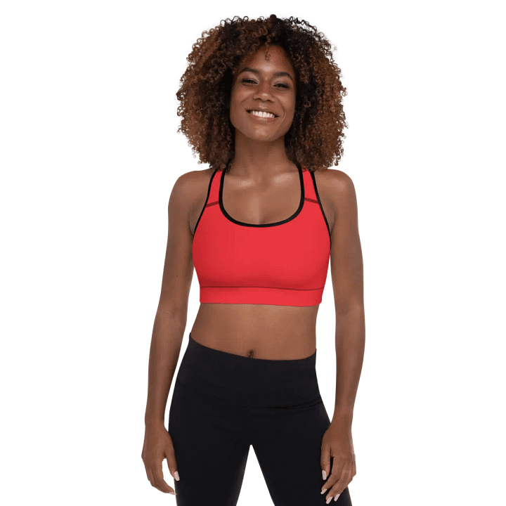 Crimson Comfort Padded Sports Bra product image (1)