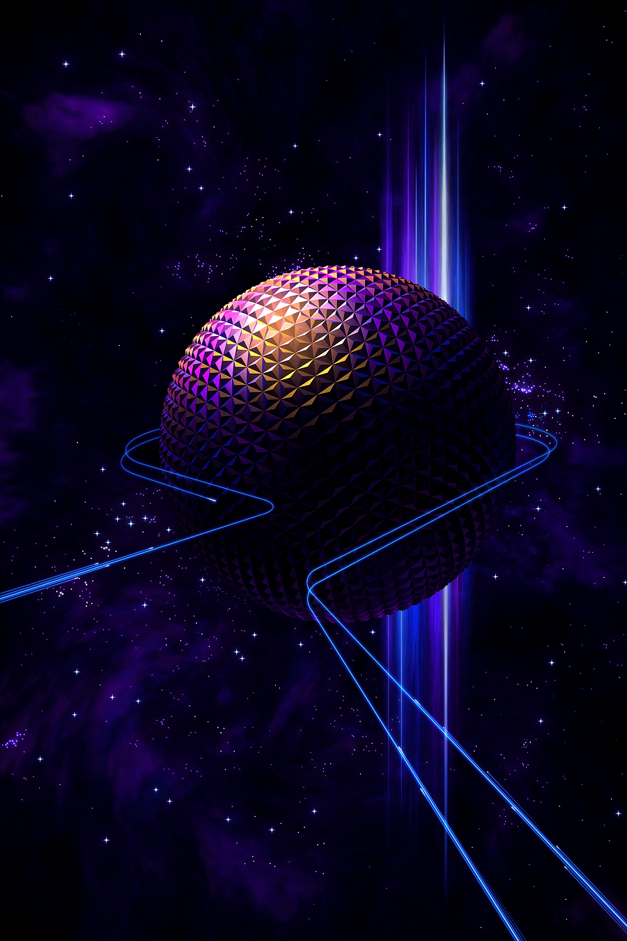 Geodesic Space Poster product image (1)