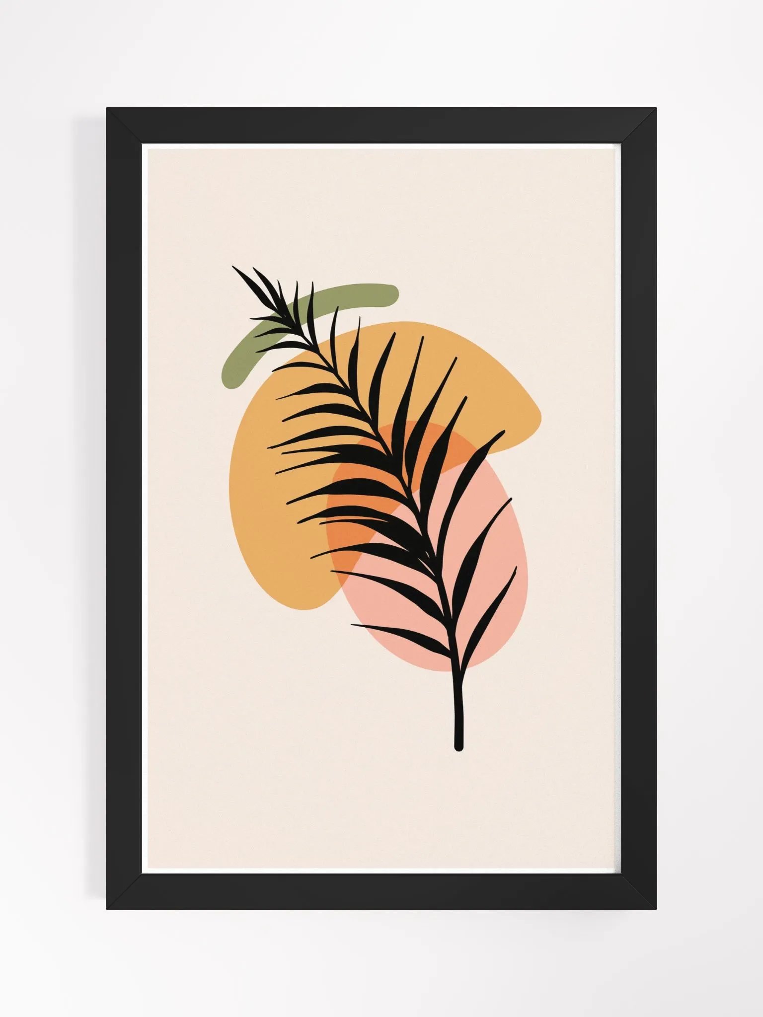 Tropical Silhouette Framed Matte Poster product image (2)
