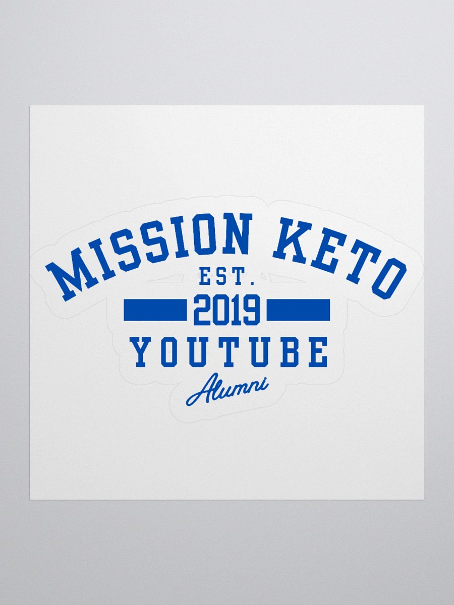 Mission Keto Youtube Alumni Sticker product image (3)