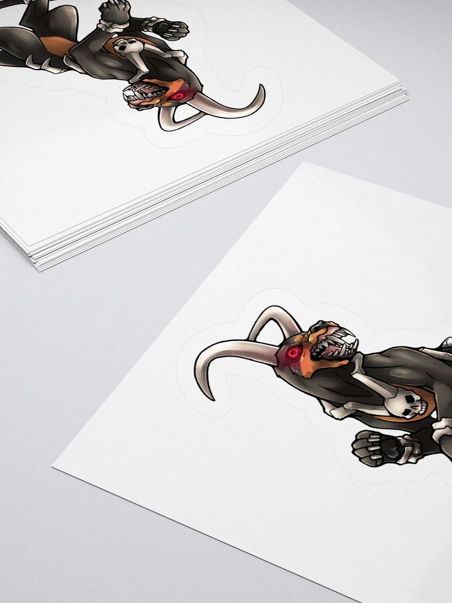Fire + Shadow Kiss Cut Sticker product image (4)