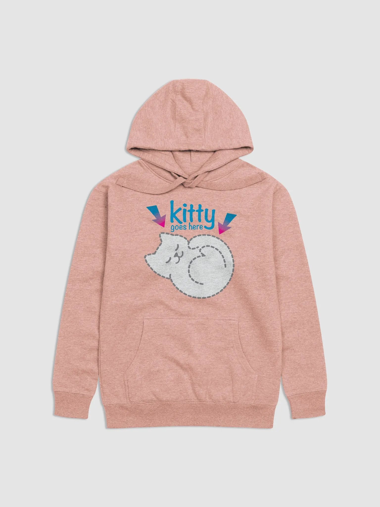 KITTY goes HERE! • unisex premium hoodie by Cotton Heritage product image (1)