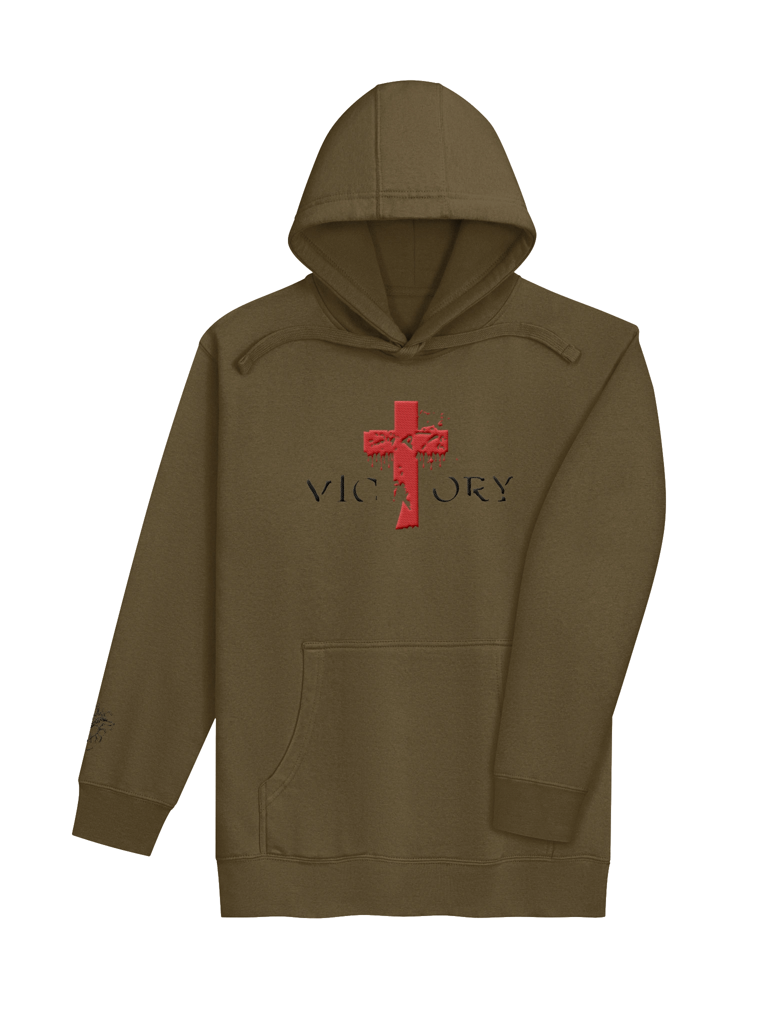 Embroidered Victory Cross Hoodie product image (4)