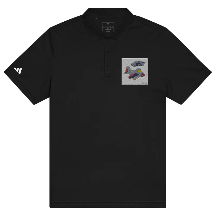 Kid Airplane (Adidas Sport Polo Shirt) product image (6)