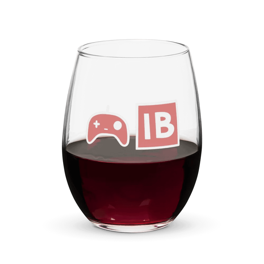 IB Logo Wine Glass product image (5)