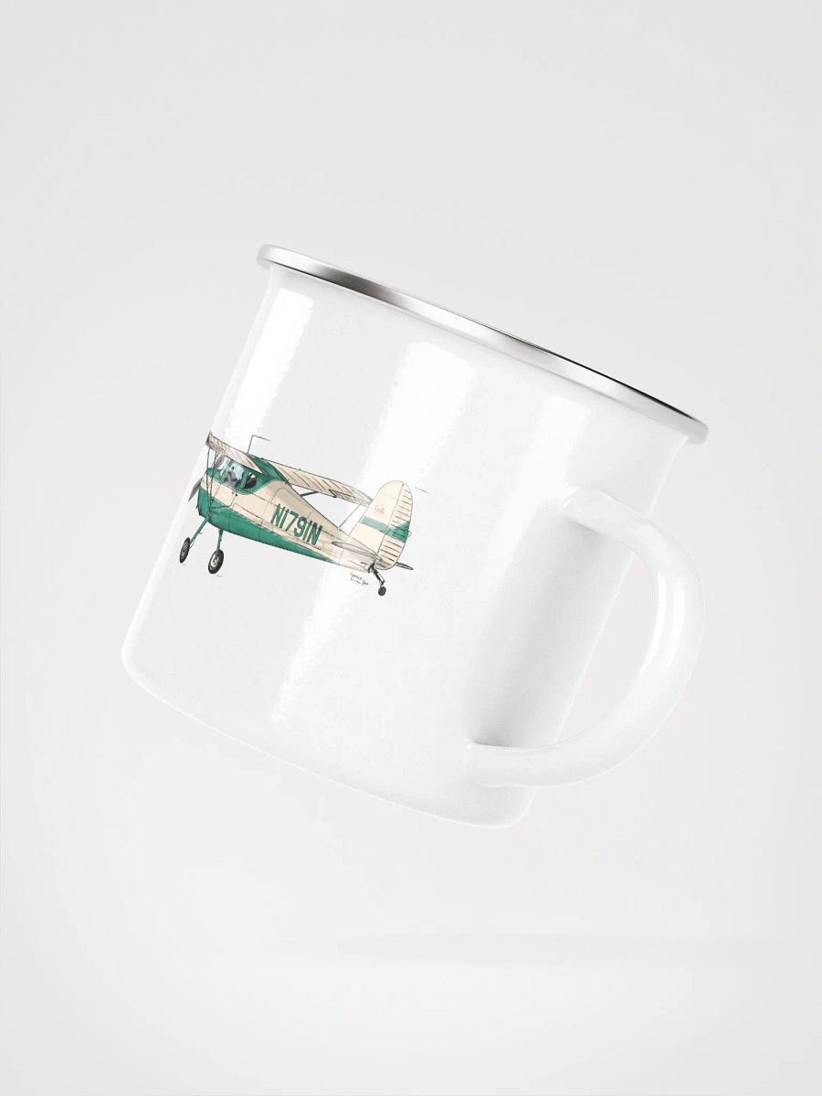 Cessna 120 Aviation Art Enamel Mug product image (3)