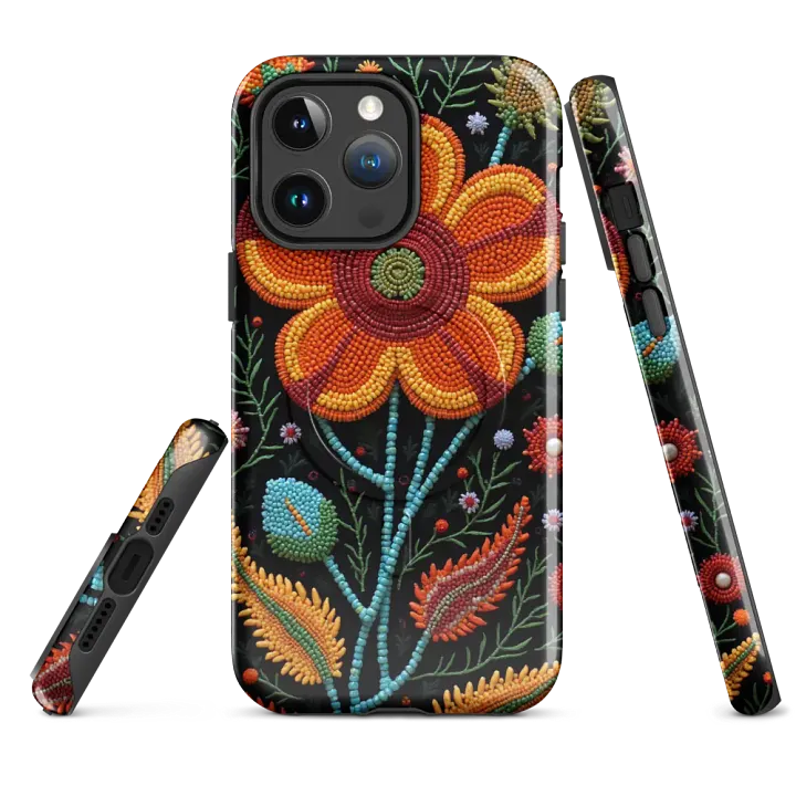 Floral Beaded iPhone® Case product image (1)