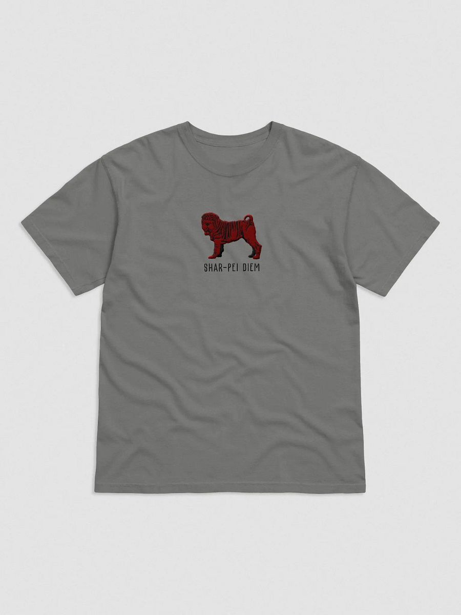 Shar-Pei Diem T-Shirt(Embroidered) of a Chinese Shar-Pei(Chocolate) product image (4)