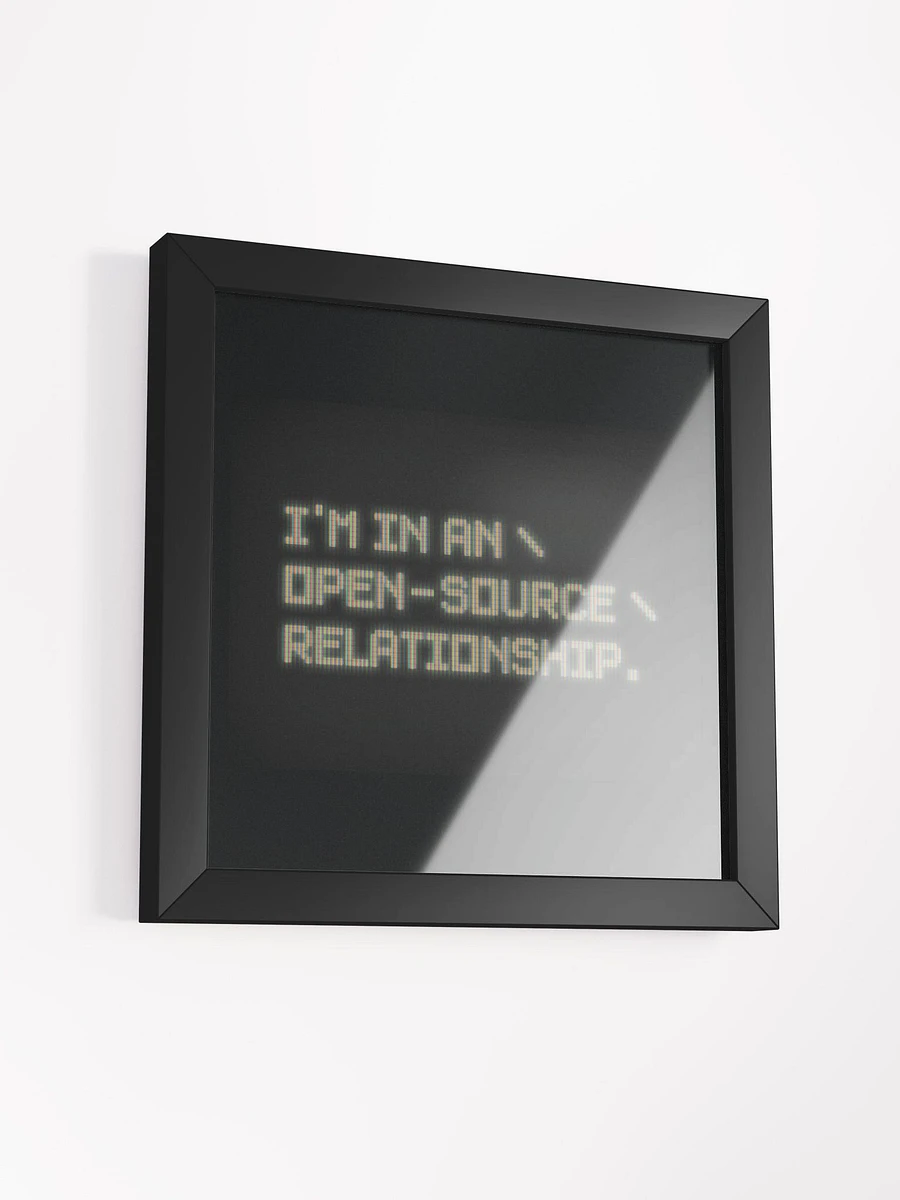 Open-Source Relationship - Framed Print product image (3)