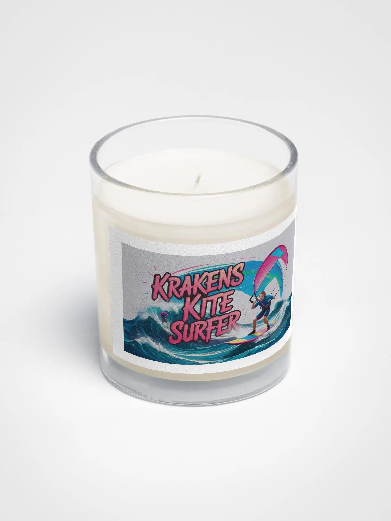 Krakens Kite Surfer Soy Wax Candle product image (2)