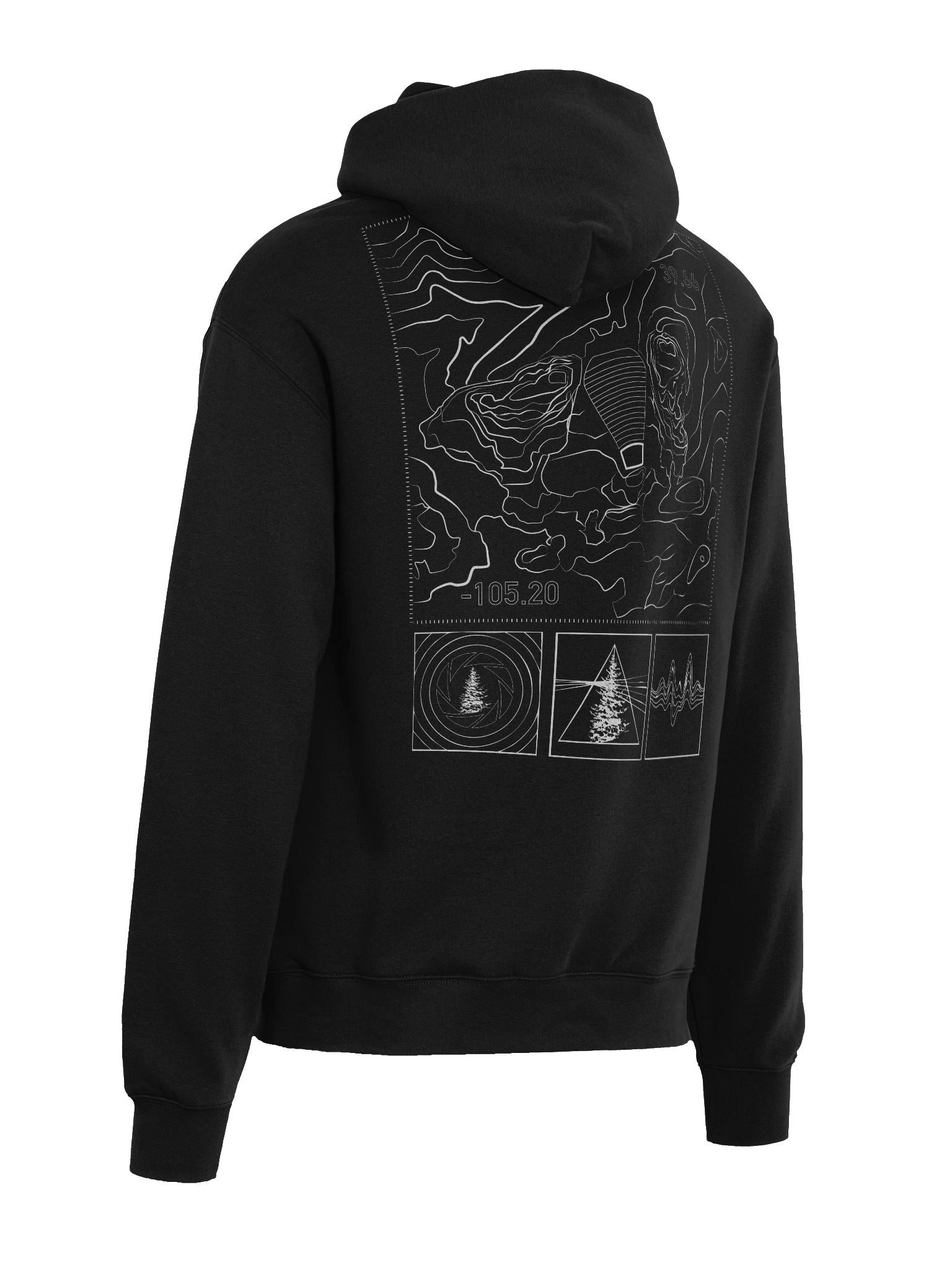 Red Rocks Topographic Hoodie product image (1)