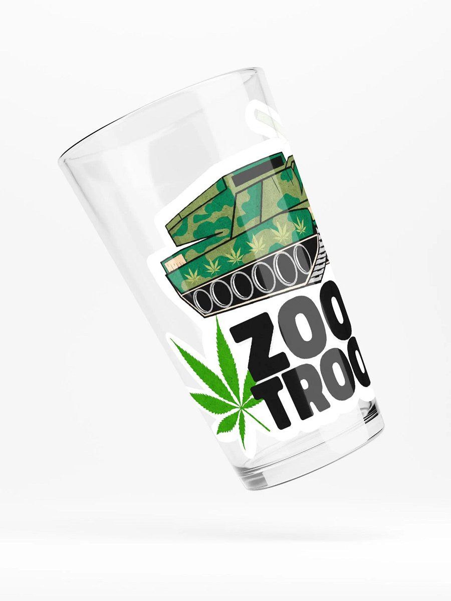 Zoot Troop large logo glass product image (4)