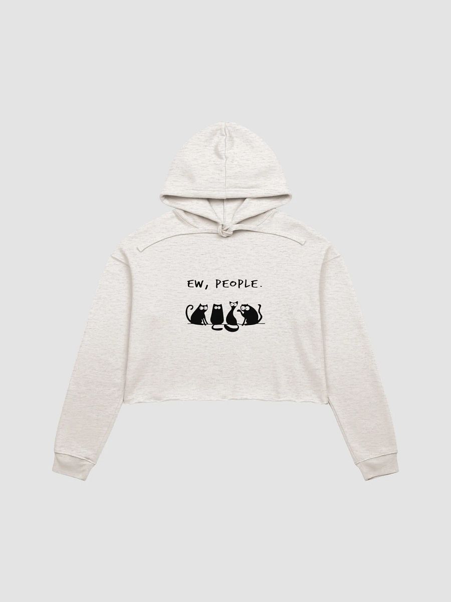 Cats Attitude Crop Hoodie product image (2)