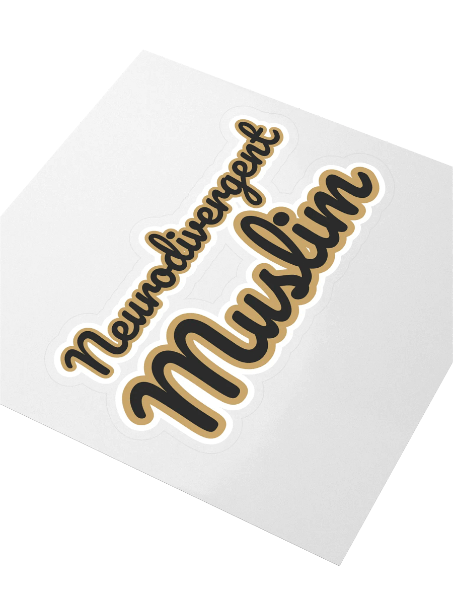Neurodivergent Muslim Sticker product image (3)
