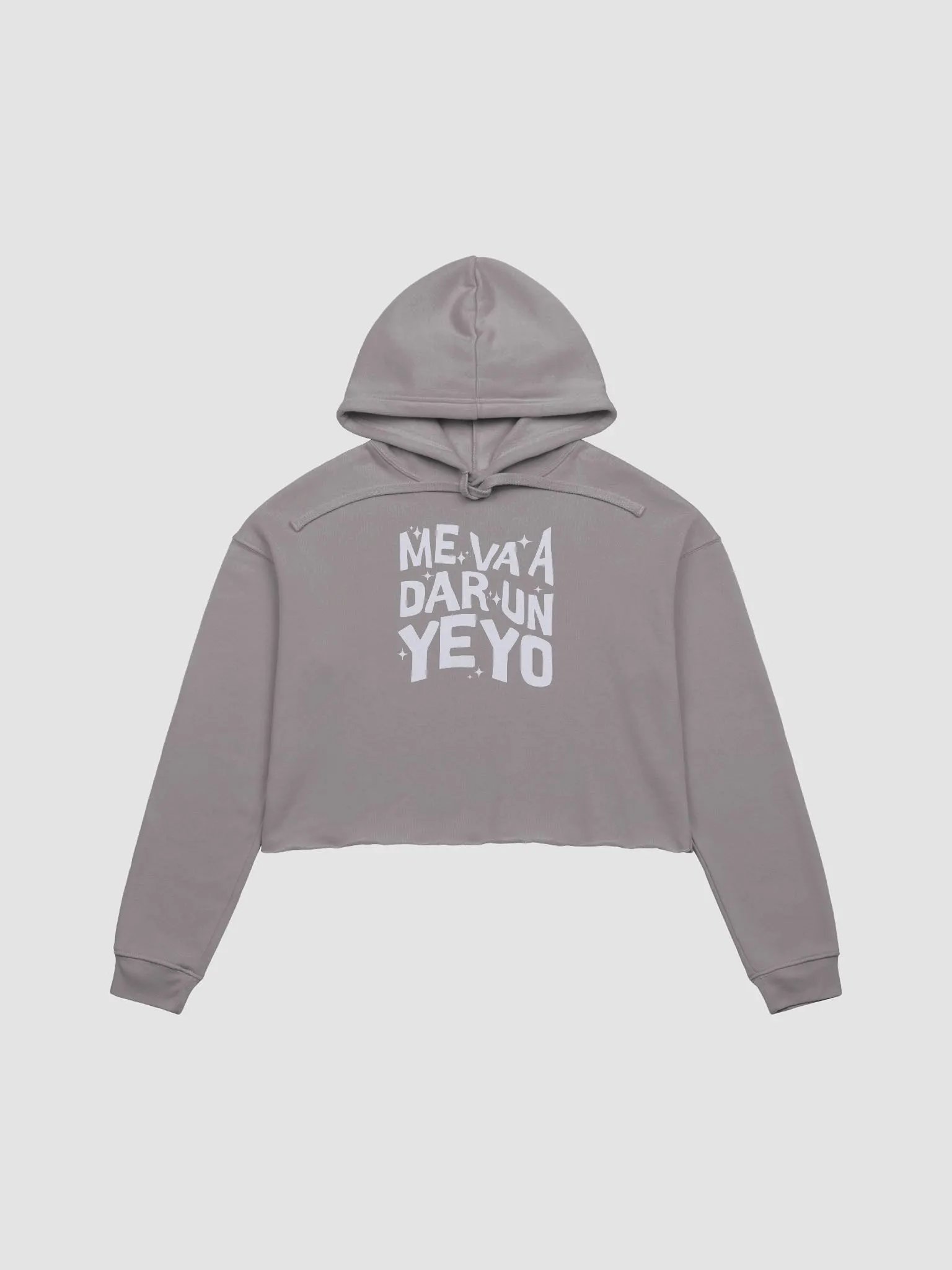 Me Va a Dar un Yeyo Crop Hoodie product image (1)