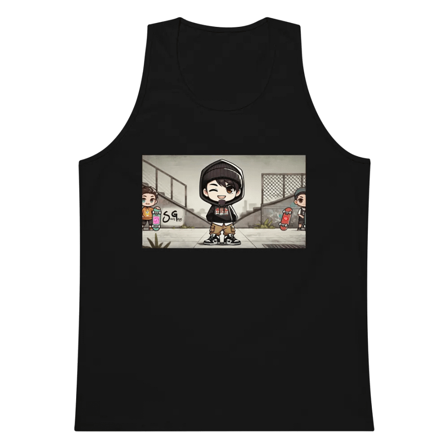 chibi sucat skate Tank Top product image (5)