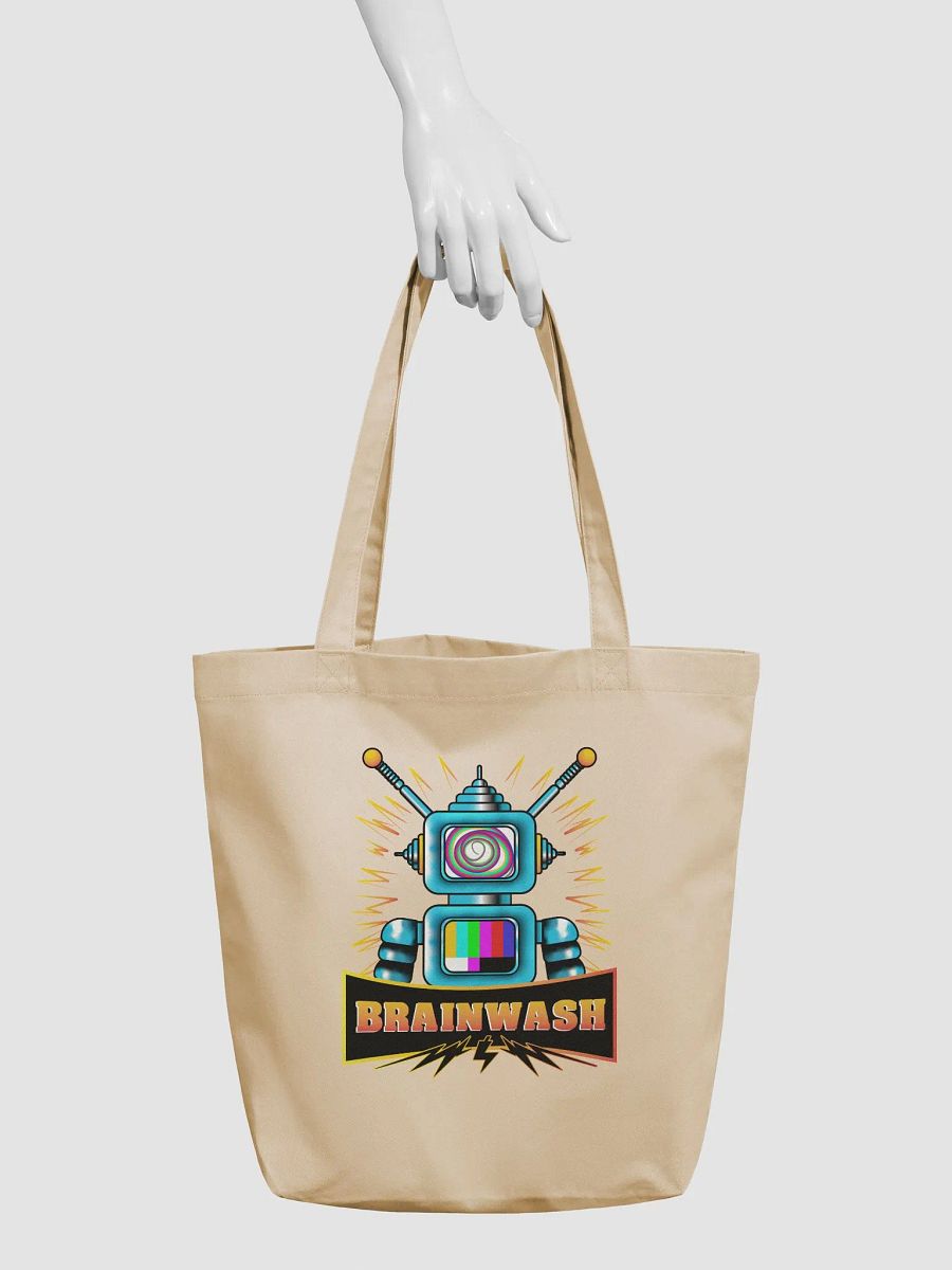 Electric Dreams Retro Robot Tote Bag product image (5)