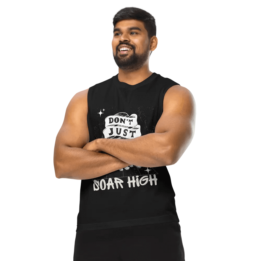 Don't just fly soar, soar high unisex muscle tank product image (11)