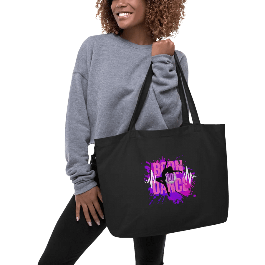 Born to Dance Her Silhouette Rectangular Tote Bag product image (6)
