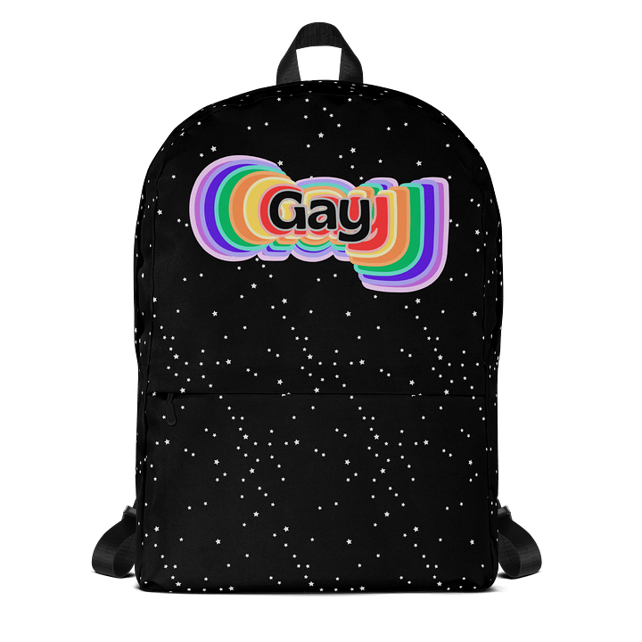 LGBTQIAP2S+ 2025, Rainbow Gay, Backpack product image (1)
